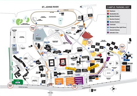 Jacksonville University Campus Map