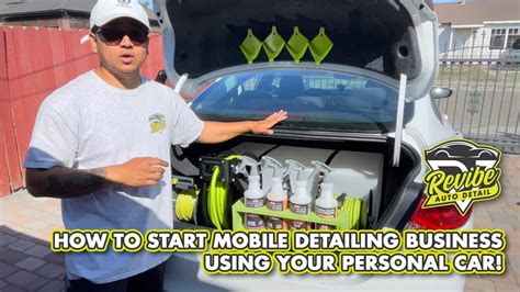 How To Start Mobile Detailing Business Using Your Personal Car