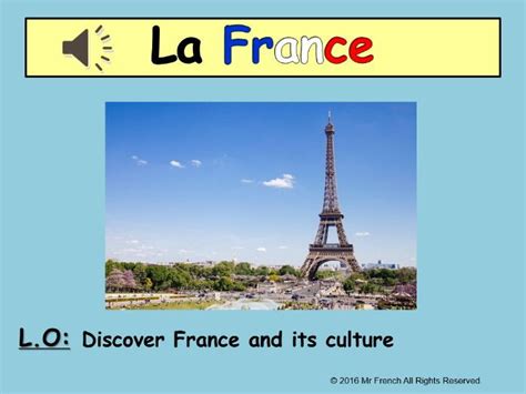 Introduction France And French Culture 1 Lesson Y3 Y6 2nd Grade