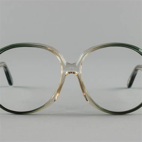 vintage eyeglasses 70s glasses frame oversized eyeglass etsy