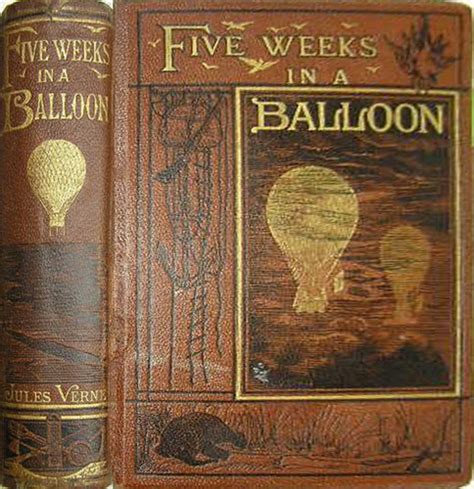 Jules Verne Book Five Weeks In A Balloon Cinq Semaines En Ballon