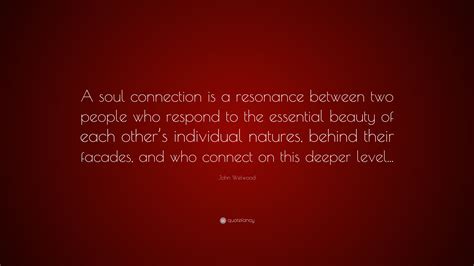John Welwood Quote A Soul Connection Is A Resonance Between Two