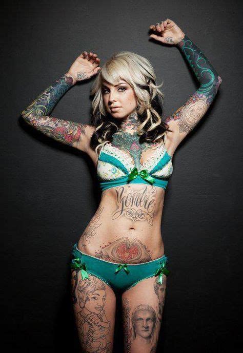 Inked Lady Full Body Tattoo Girl Tattoos Hot Tattoos