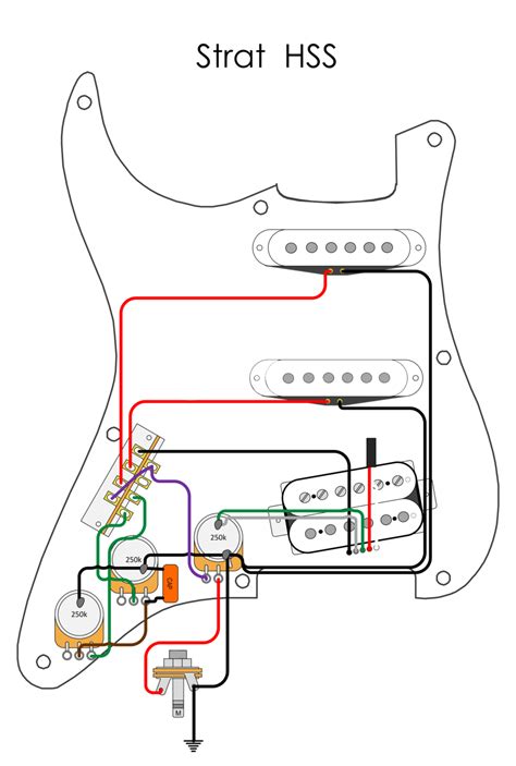 Read cabling diagrams from bad to positive and redraw the signal like a straight range. Fender Fat Strat 1 Volume 2 Tone Wiring Diagram - Collection - Wiring Diagram Sample