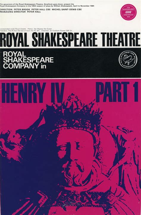 Other Productions Of Henry Iv Part I Royal Shakespeare Company