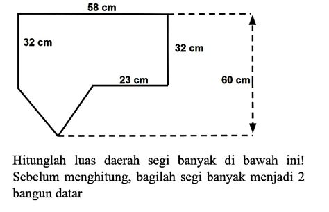 Hitunglah Luas Daerah Segi Banyak Di Bawah Ini Sebelum M