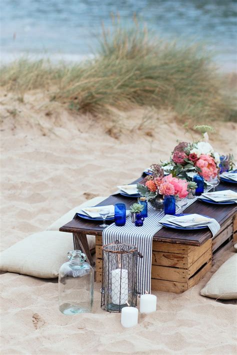 Coastal England Wedding Inspiration Beach Wedding Inspiration Picnic