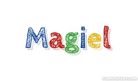 Magiel Лого Бесплатный инструмент для дизайна имени от Flaming Text