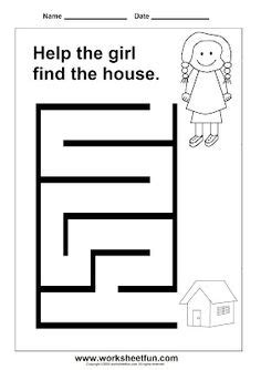 Preschool is more structured and set up as a learning environment for children before they start kindergarten. 12 Best Images of Visual Tracking Worksheets - Visual ...