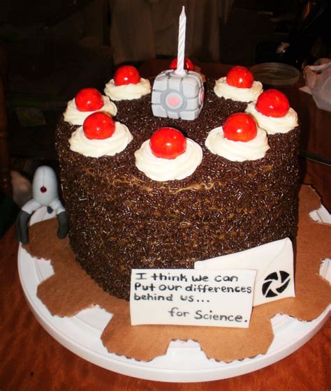 Portal Video Game Themed Cake Themed Cakes Desserts
