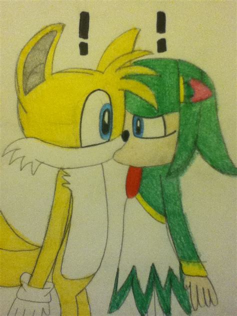Cosmo kiss tails | miles tails prower and cosmo the seedrian belong to sega. Tails X Cosmo Surprised Kiss 2 by tailsthefoxlover715 on ...