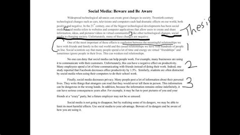 In other words, social networks are a method of interaction among. Social media example essay - YouTube