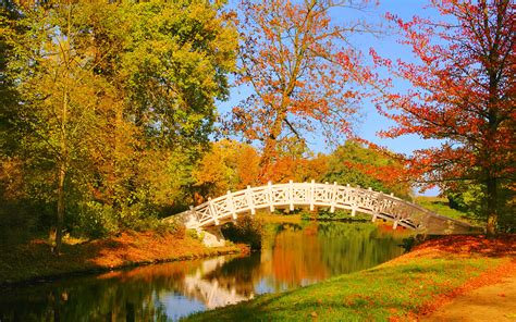 Autumn Bridges Wallpapers Wallpaper Cave