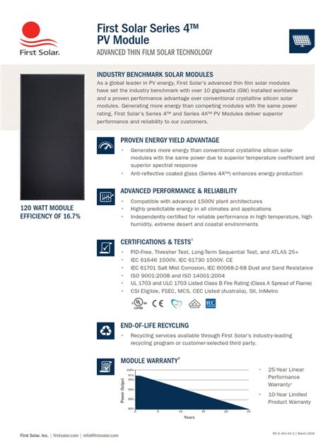 The difficulty of landing full time after internship. First Solar Series 4V3 Datasheet | Solar Panel | Thin Film ...