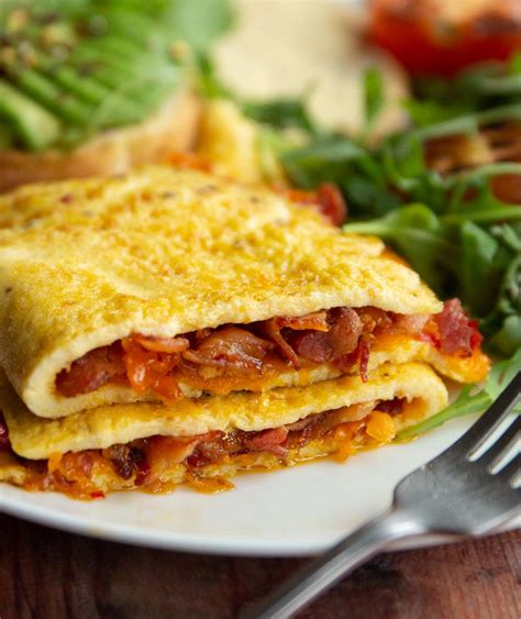 Chilli Cheese And Bacon Omelette Dont Go Bacon My Heart