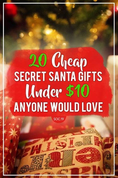 20 Cheap Secret Santa Ts Under 10 Anyone Would Love Society19