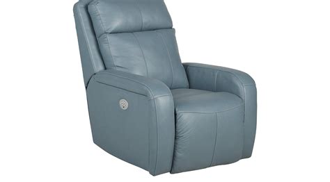Leather recliners and recliner chairs that are in stock or custom made leather furniture for you. $849.00 - Taranto Blue Leather Power Recliner - Reclining ...