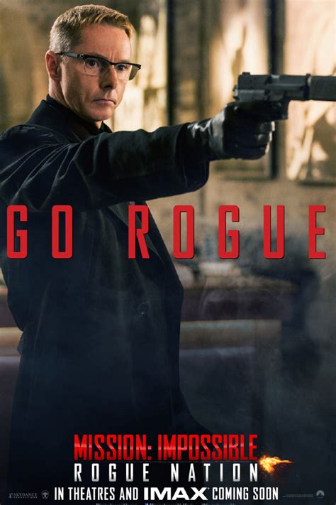 Cia chief hunley (baldwin) convinces a senate committee to disband the imf (impossible mission force), of which ethan hunt (cruise) is a key member. More Mission: Impossible Rogue Nation Character Posters