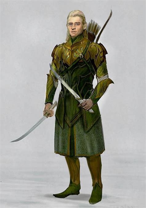 Concept Art Archer Characters Elf Armor