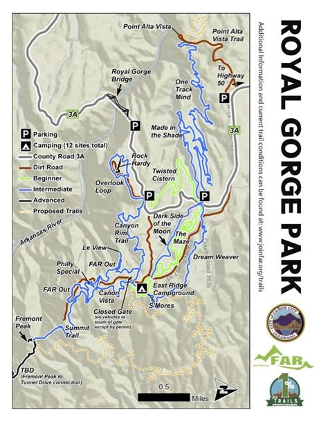 Royal Gorge Park Trails System Royal Gorge Region