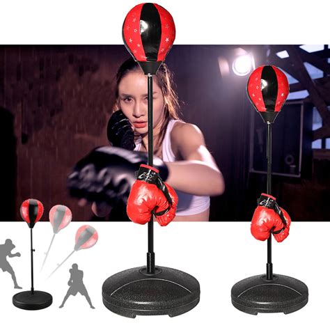The first choice is a. desk boxing sand bag adjustable standing speed ball boxing ...