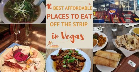 Most are within the resorts so you don't have to walk far. 10 of the Best Las Vegas Restaurants off the Strip | Vegas ...