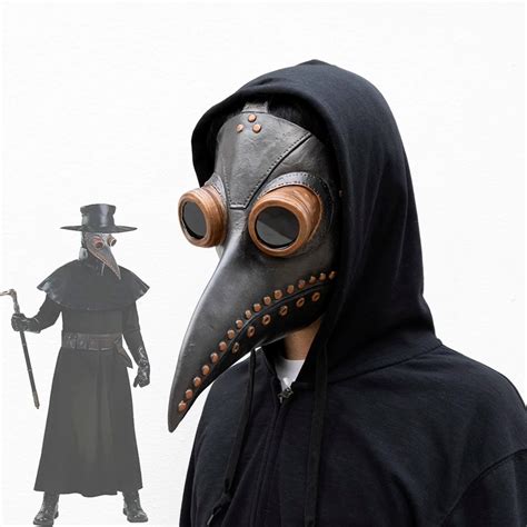 Plague Doctor Bird Mask Long Nose Beak Cosplay Steampunk Halloween Costume Props Halloween