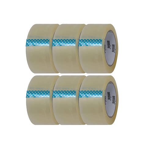 Clear Packing Box Tape 2 Inches X 66 Yards 6 Pack The Tape Warehouse