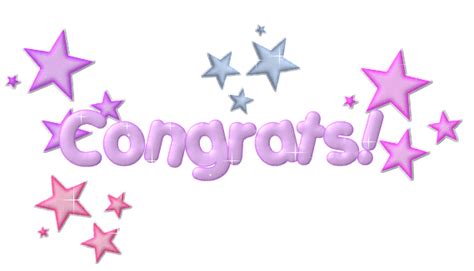 Explore congrats gifs on his reactions, feelings, movies, memes, etc. Congratulations | Animated Glitter Gif Images