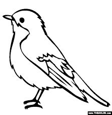 See more ideas about bird outline, bird, outline. Image result for clip art of sparrow | Bird coloring pages ...
