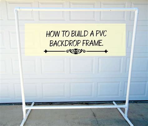 Freestanding Diy Pvc Backdrop How To Hang Your Paper Flowers Pvc