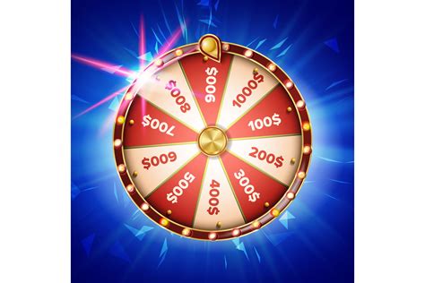 Fortune Wheel Poster Vector Spinning Lucky Roulette Prize Concept