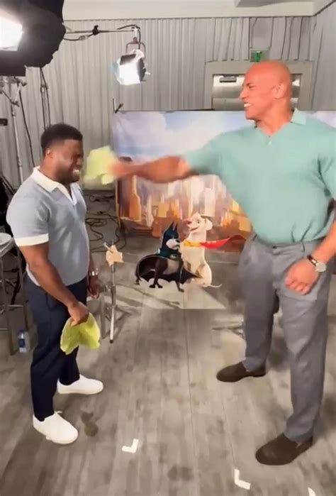 Dwayne Johnson And Kevin Hart Face Off In Tortilla Slapping Challenge