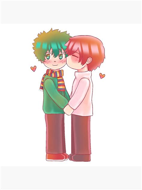 Tododeku Kiss Photographic Print By Incinders Redbubble