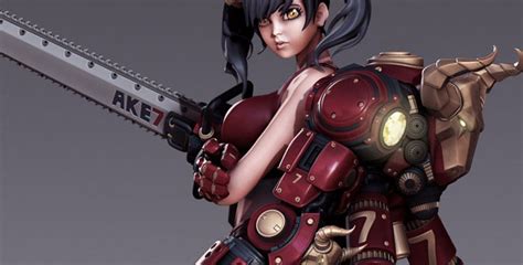  Anime Style Character 3D Sculpt by Kieran McKay - zbrushtuts