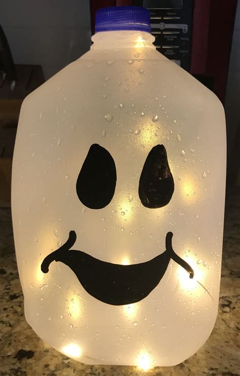 Maybe you would like to learn more about one of these? Halloween/ghost/milk jug | Novelty lamp, Halloween ...