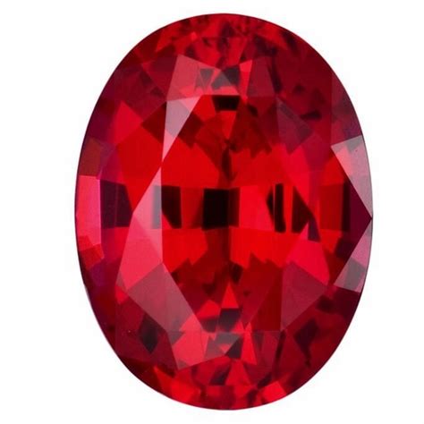 1 Carat 8x6mm Oval Ruby Lab Created Synthetic Loose Stone