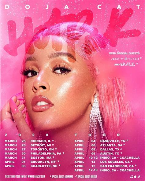 Doja Cat On Instagram Going On Tour 💕 Tickets On Sale Friday At 10am