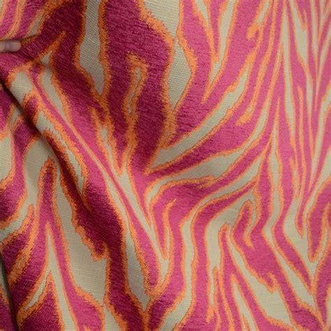 Beautiful on decorative pillows, chairs, sofas, top of the bed and any upholstery project.its organic and raw look will light up any room. Katniss Hibiscus Red Orange Tiger Upholstery Fabric ...