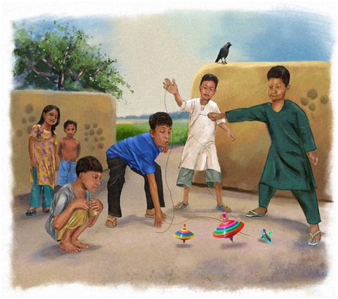 Kya Delhi Kya Lahore Pak Artist Captures The Innocent Games Of