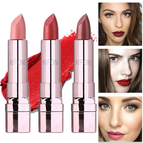 Newbeauty Moisturizing 15 Colors Matte Lipstick Sexy Red Lips Nude