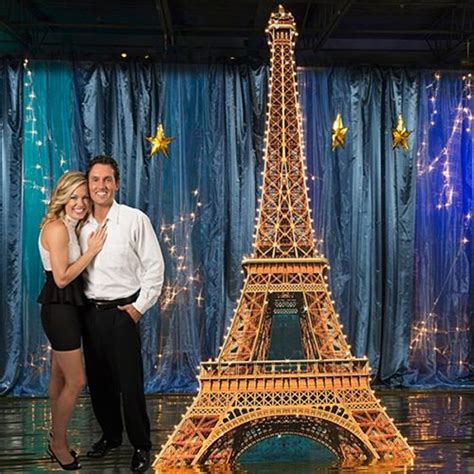 EIFFEL TOWER 2D LIGHTED Cardboard Cutout Standup Standee