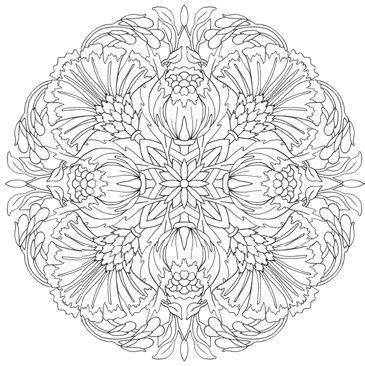 Gladiolus 1 coloring page for kids and adults from natural world coloring pages, flowers coloring norwegian rosemaling coloring page from norway category. Pin on Mandalas
