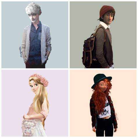 What Disney Characters Look Like In Regular Clothes Popsugar Fashion