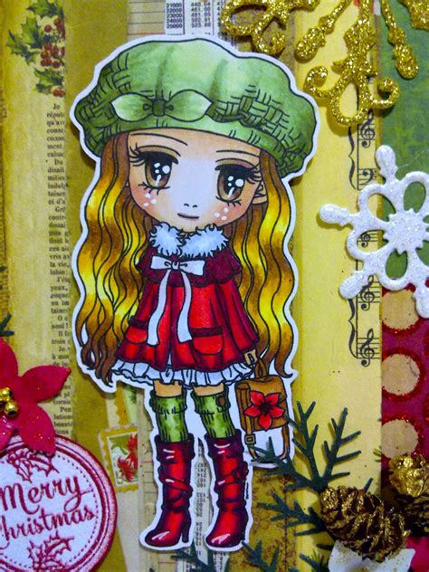 art by miran: Christmas Card with Desy