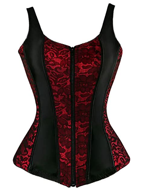 Buy Wipalo Fashion Plus Size Women Sexy Lace Up Corset