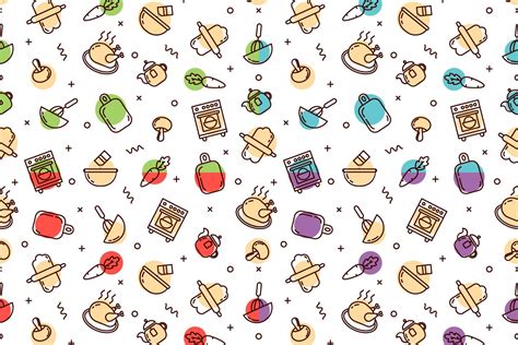 Create icons in adobe fireworks. Cooking Vector Free Seamless Pattern - GraphicSurf.com