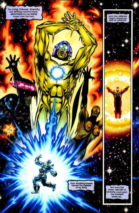 Thanos The Heart Of The Universe Vs Living Tribunal Eternity And