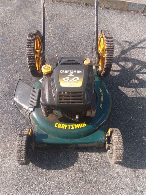 Great Shape Craftsman 6hp Lawnmower With 22 Inch Mulcher For Sale In