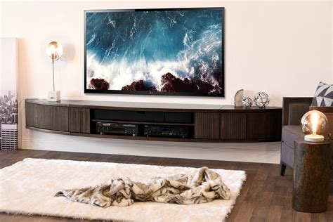 Wall Mount Floating Entertainment Center Tv Stand Arc